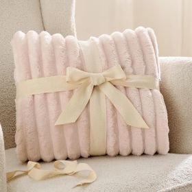 GentleSoft Pink Throw Blanket for Couch - Cozy Soft Blankets for Women, Cute Small Fleece Throws for Girls